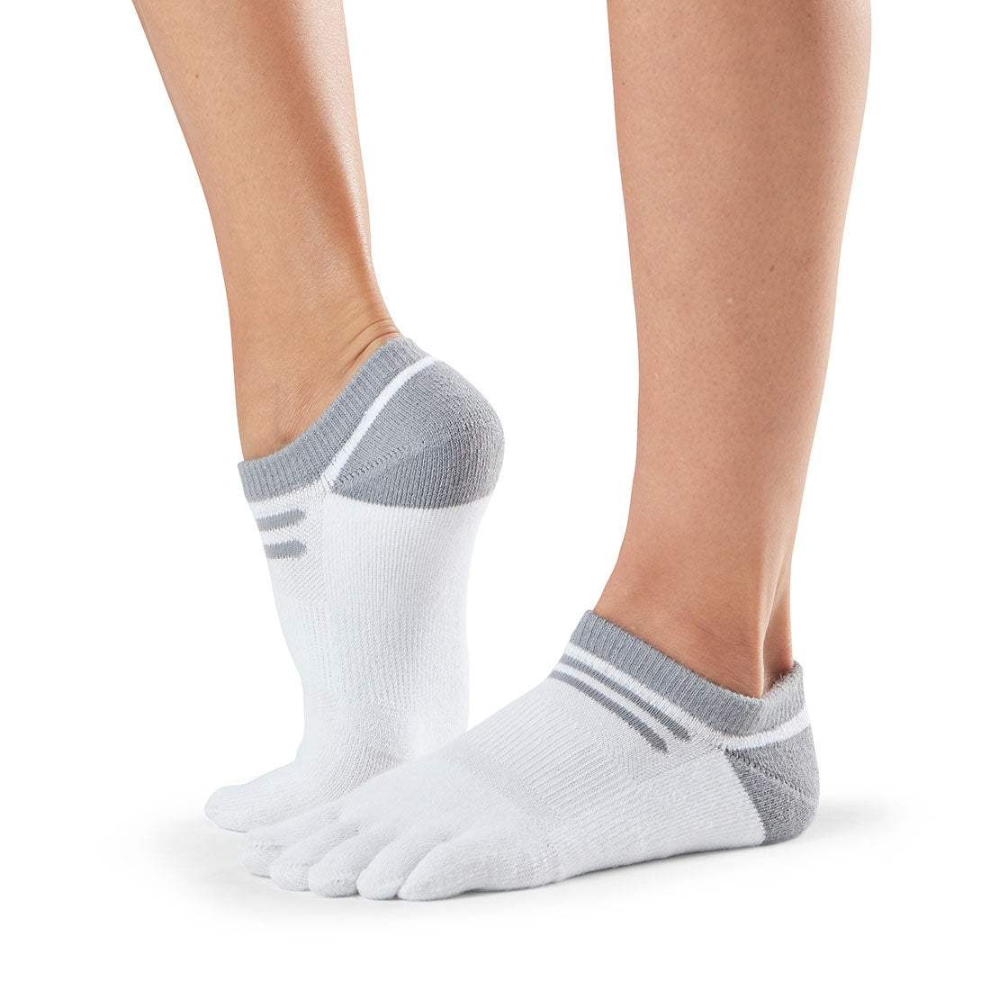 Medium Weight No Show Toe Socks | Sale | Toesox – ToeSox | Tavi | Vooray